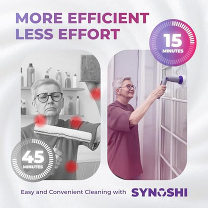 Synoshi PRO Electric Spin Scrubber Magic Melamine Sponge Set of 3 - size: Synoshi PRO Magic Sponge