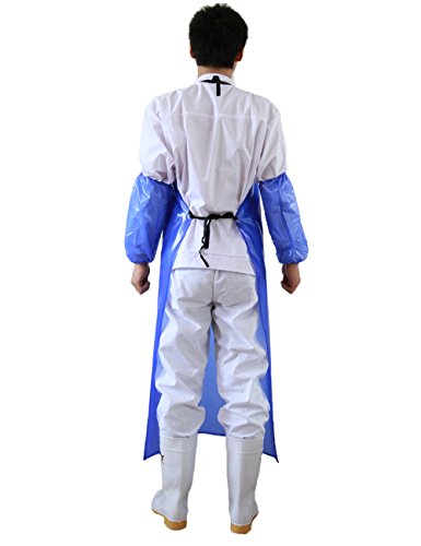 Surblue Waterproof Apron Plus Size Blue - color: Blue