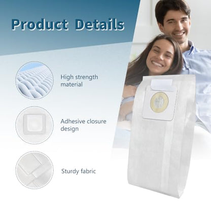 10 pack Style 7 Vacuum Cleaner Bags Replacement for Bissell PowerForce Upright Vacuums 1739 3522 3525 3545 3550 3554 6592 Series, Replace Part # 32120 - color: 10Pcs