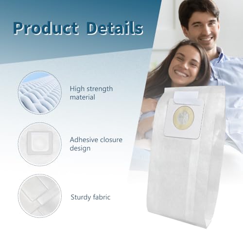 15 Pack Style 7 Vacuum Cleaner Bags Replacement for Bissell PowerForce Upright Vacuums 1739 3522 3525 3545 3550 3554 6592 Series, Replace Part # 32120 - color: 15Pcs