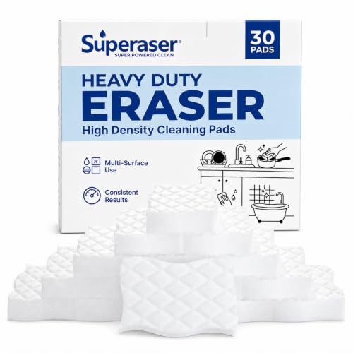 Magic Sponge Erasers, Melamine Cleaning Sponges, 30 Pack - size: 30/Pack
