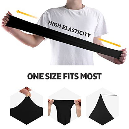 HEGCOIIE UV Sun Protection Arm Sleeves for Men & Women - Tattoo Cover Up - UPF 50 Cooling Sleeve for Golf, Cycling - color: 6 Pairs - Black 2 Pairs & White 2 Pairs & Gray 2 Pairs