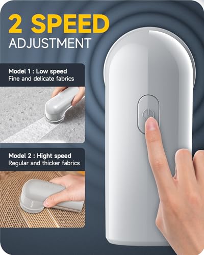 Ruidla Fabric Shaver Lint Remover, Sweater Shaver to Remove Pilling - color: Gray