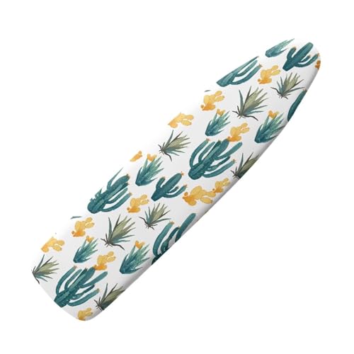 Cactus Ironing Board Cover and Padding 15 x 54 Non-Slip Ironing Board Protective Ironing Pad Cover Built in Ironing Board Sleeve Home Decor Party Favors for Women Men - color: Cactus