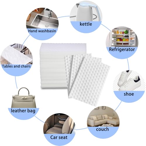 Convex Point Melamine Eraser Sheets, 50 Count