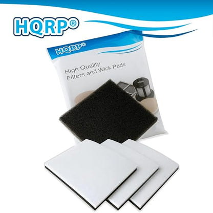 HQRP 4-Pack Foam Filter compatible with Kenmore Progressive & Whispertone CF-1 86883 86880, Panasonic MCV9568, for 116.21714, 21514, 21614, 23613 Canister Vacuum Cleaners