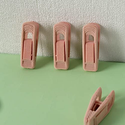 Velvet Hangers Clips for Thin Hangers(20 Pcs, Light Pink) - size: 20pc