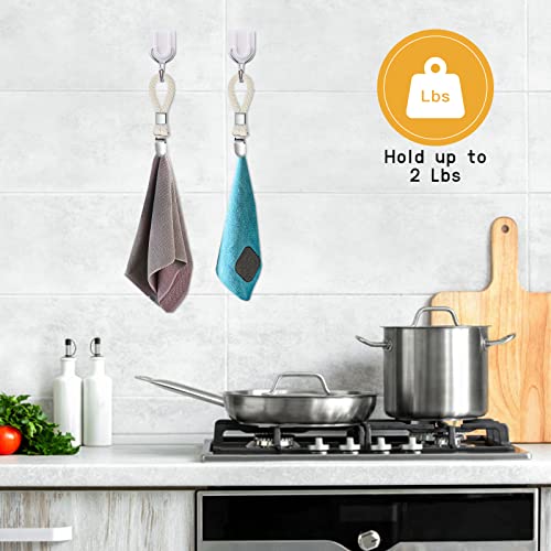 Reusable Towel Clips, Kitchen Towel Holder for Hanging Towels