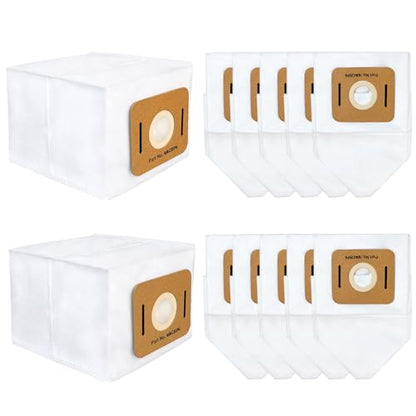 12 Pack VACBP6 Bags Compatible with 8-Quart Atrix Ergo Backpack Vacuum, Models: VACBPAI VACBP36V VACBP1 - color: 12 Pack VACBP6 Vacuum Bags