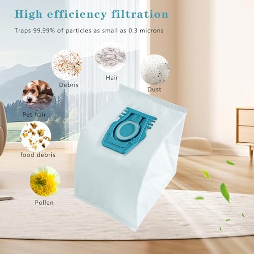 10 Pack Cleaner Bags Replacement for Miele Guard