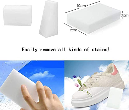 10 Pack Magic Cleaning Sponges Eraser,Multi-Functional Premium Melamine Sponge Foam Cleaning Pads,Dish,Household Cleaning Sponge for Kitchen,Furniture,Bathroom(3.93x2.75x1.18in) - size: 10 Pack