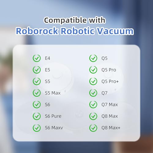 SONGRUI Mop Pads Compatible for Roborock Q5 Pro, Q8 Max, Q7 Max, S5 Max, E4 - color: 4 Mop Pads