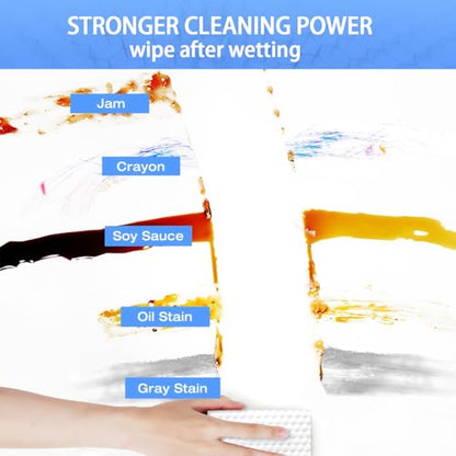 Convex Point Melamine Eraser Sheets, 50 Count