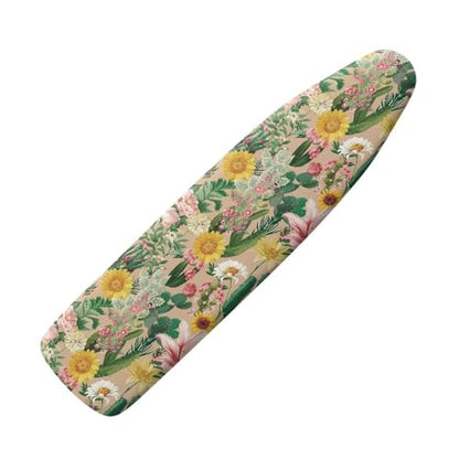 Cactus Ironing Board Cover, Heat Reflective and Stain Resistant 15x54 Thick Padding Heavy Duty Iron Board Replacement Cover - color: Cactus Floral