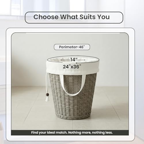 LFH Home Cotton Rich Canvas Extra Large Laundry Bag with Handle, Stylish Drawstring Heavy Duty Laundry Bags For Travel, Home, Hotel, College Dorm and Camp Storage Bag 24x36 Inch, White - color: White, size: 24”x36”