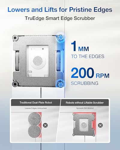 ECOVACS WINBOT W2S Window Cleaning Robot with TruEdge Cleaning - size: W2S