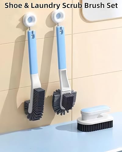 Cleaning Scrub Brush Set Shoe Brush Laundry Brush Scrub Brushes for Stains