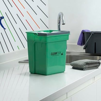 Restaurantware 4 qt Green Cleaning Bucket - color: Green, size: 4 Quarts