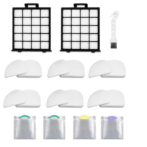 13 Pack AZ4002 Replacement filter for Shark Detect Pro/Shark Power Detect Upright Vacuum AZ4000 AZ4002 AZ4000C, 2 HEPA Filter, 6 Foam & Felt Filters, 4 Odor Neutralizer Cartridge - size: 13pcs