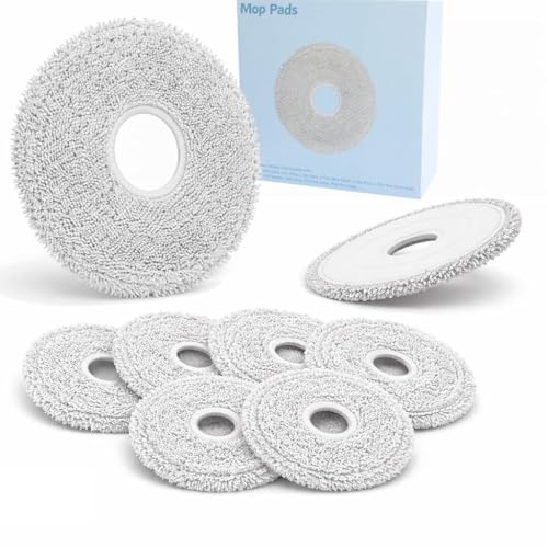 8-Pack Replacement Mop pads compatible with Dreame L50/L40/L40s/L30/L20/L10 Ultra/L10s Pro Ultra/L10s Pro Gen2/L10s Ultra Gen2/L10s Plus/ X50/X40/X30 Ultra/X40 Master/Mova P10/P50 Pro Ultra/V50 Ultra