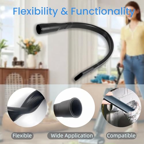25in Flexible Vacuum Crevice Attachment Tool For All 1-1/4" or 1-3/8" Connector Hoses Helps Clean Dryer Lint Vacuum Accessories Vacuum Flat Slot Nozzle Interface