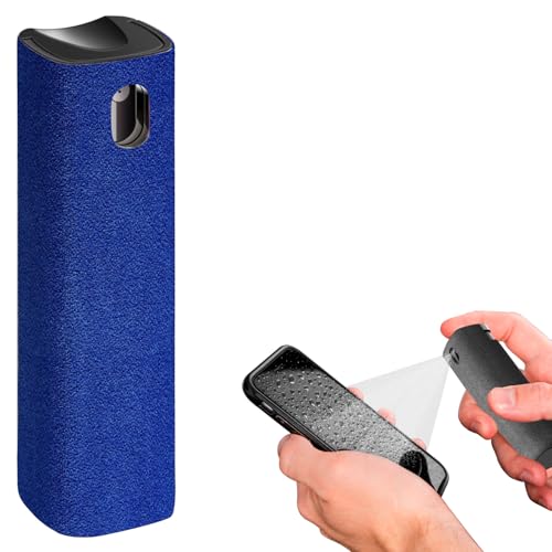 iO CLEAN Mini Screen Cleaner Spray, 2-in-1 Touchscreen Cleaner, Navy Blue - color: Navy blue