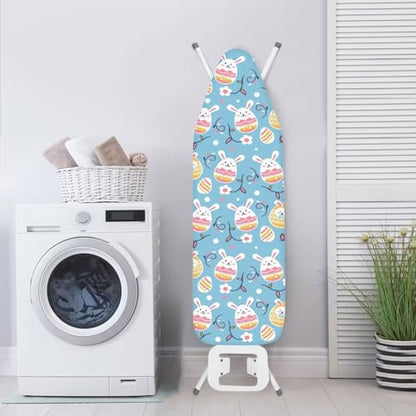Flashideas Cute Bunny Ironing Board Cover and Pad Standard Size Ironing Board Cover and Pad Ventilate Extra Wide Ironing Pad for Table Modern Design, CZA12 - color: Cute Bunny