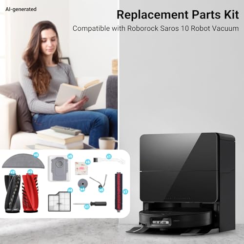 35 Pack Replacement Parts for Roborock Saros 10 and G30 - size: Compatible with Roborock Saros 10