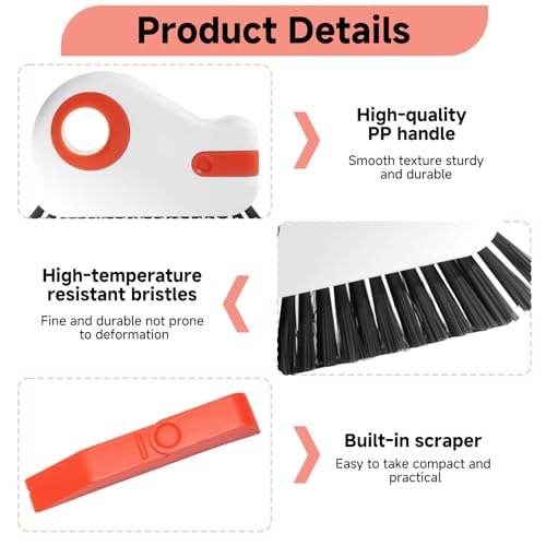 5 Pcs 2 in 1 Window Track Cleaner, Groove Cleaning Brush - color: 5 Pcs