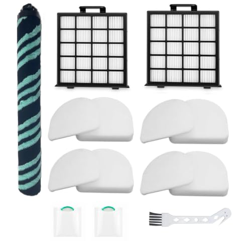 10 Pack AZ4002 Replacement filter for Shark Detect Pro/Shark Power Detect Upright Vacuum AZ4000 AZ4002 AZ4000C,1 Roller Brush,2 HEPA Filter 4 Foam & Felt Filters,2 Odor Neutralizer Cartridge - size: 10pcs