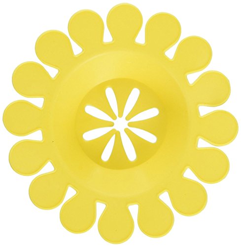 COMPAC HOME Sink Daisy Scented Kitchen Sink Strainer infuses & Freshens, Must Have Kitchen Sink Accessories, Sink Drain Strainer - Catcher, 2 Count, Yellow, Lemon Scent - size: 2 Count (Pack of 1)