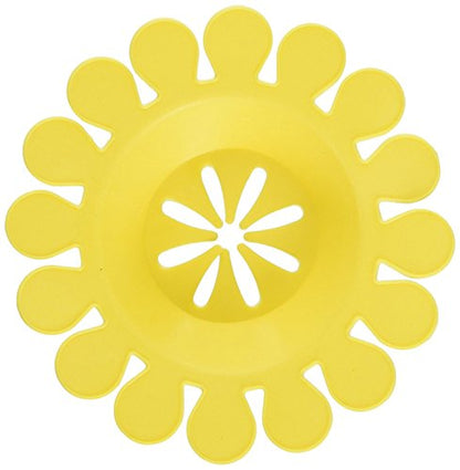 COMPAC HOME Sink Daisy Scented Kitchen Sink Strainer infuses & Freshens, Must Have Kitchen Sink Accessories, Sink Drain Strainer - Catcher, 2 Count, Yellow, Lemon Scent - size: 2 Count (Pack of 1)