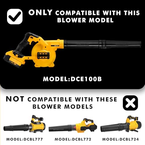 Leaf Blower Rack, Wall-Mounted Tool Hanger Compatible with DCE100B, Grass Trimmers, Hedge Trimmers & Garden Power Tools for Garage Organization,2 Pack - color: Yellow-2 Pack