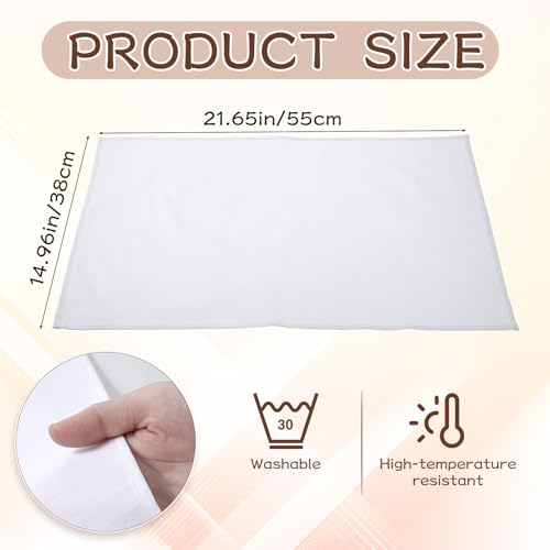 5 Pcs Pressing Cloth for Ironing, Iron Cloth 15 x 22 Inch Cotton Ironing Board Fabric Fabric Protector Press Tool for Sewing and Iron