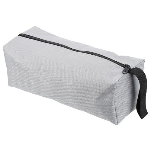 PATIKIL 12" Zipper Tool Pouch, Multipurpose Tool Bag Waterproof Tote Bag Storage Organizer for Screwdrivers Pliers, Grey - color: Grey