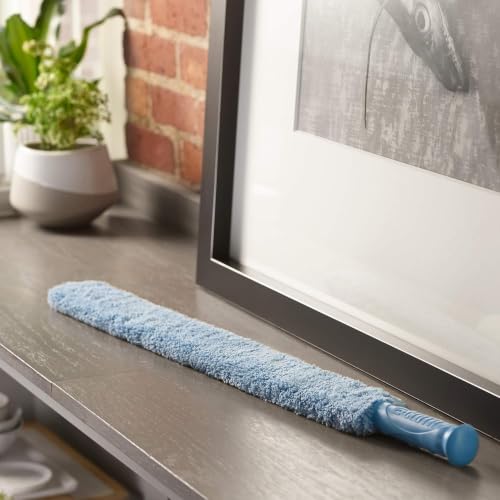 E-Cloth Cleaning & Dusting Wand, Reusable Duster - Blue, 1 Pack