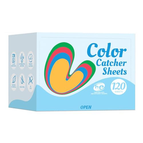 BellaLuce Color Catchers for Laundry, 120 Sheets, Fragrance Free