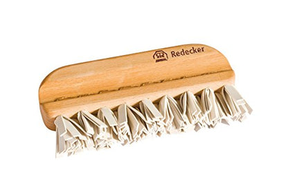 Redecker Natural Lint Brush with Oiled Beechwood, 5-1/4 inches, Easy to Clean Rubber Bristles Effectively Attract and Trap Hair, Made in Germany - size: 5-1/4-Inches