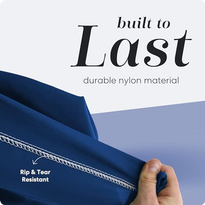 Handy Laundry XL Nylon Laundry Bag 22"x32", Heavy Duty, Navy Blue - color: Navy Blue, size: 22" x 32"