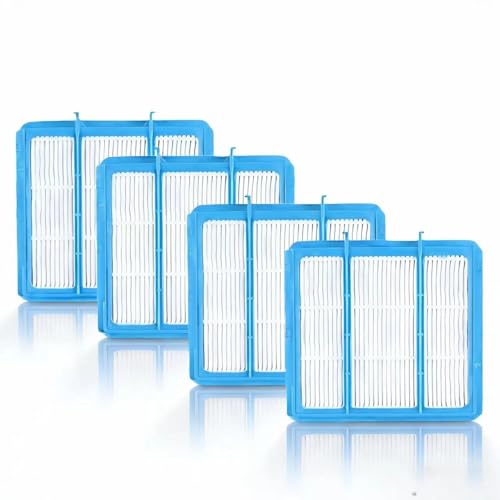 Replacement Parts Compatible with Shark AV2110S RV2120AE RV2100S RV2110S Robot Vacuum Cleaner,4X Filter - color: Light-blue
