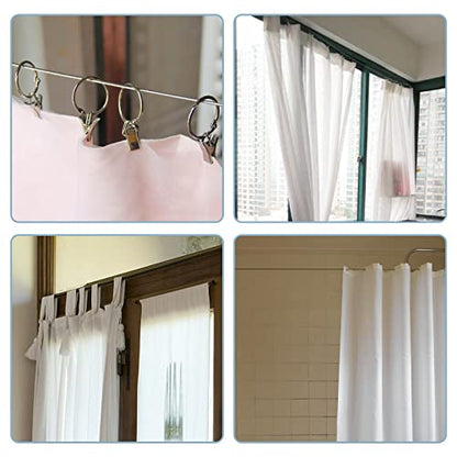DEWEL 32FT Stainless Steel Clothes Lines for Hanging Clothes Outside - size: 32ft
