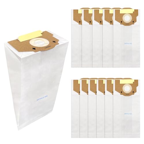 12 Packs Replacement Vacuum Bags Compatible with Eureka RR, Part# 61115 Boss Smart Vac 4800 Series, Style RR Upright Vacuum Bags