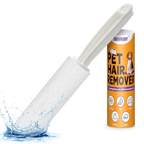 SALVMARY Pumice Stone Toilet Bowl Cleaner with Handle, White, 1 Pack