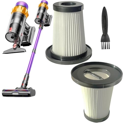 2Pack Hepa Replacement Filters Compatible with MUTGOF S12 Cordless Vacuum Cleaner, Washable Pre-motor Filters Works with MUTGOF S12 Upright Vacuum.(3.58in*3.58in*3.75in)