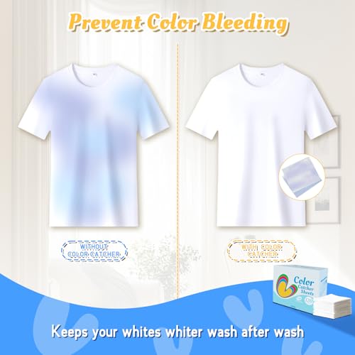 BellaLuce Color Catchers for Laundry, 120 Sheets, Fragrance Free