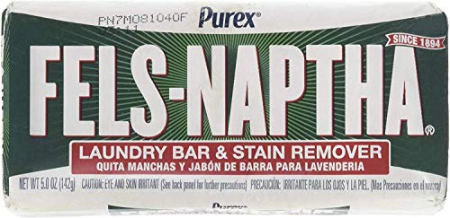 Fels Naptha Laundry Soap and Stain Remover, 3 Pack - size: 5 Ounce (Pack of 3)