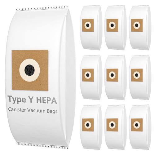 10 Pack Type Y Vacuum Bags Replacement for Hoover WindTunnel Upright Vacuum - color: Carbon Filter-10 Pack