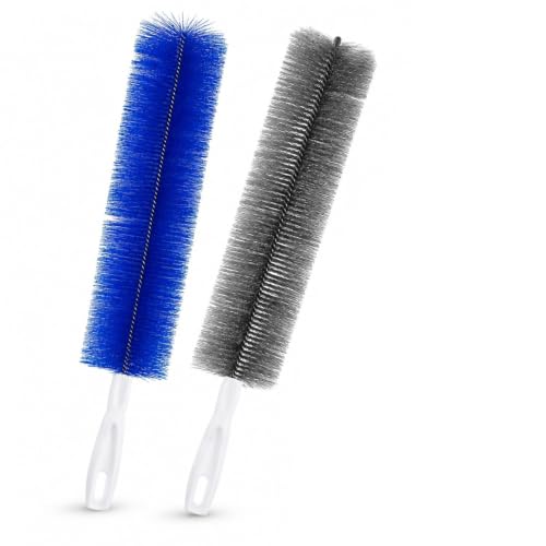 2Pcs Fan Cleaning Brush,Bendable Dust Collector,Car Dust Collectors,Ultra-Fine Fiber Brush Head,Suitable for Ceiling Fan Blades,Ventilation Openings,Curtains,Cars-Reusable Dust Collector