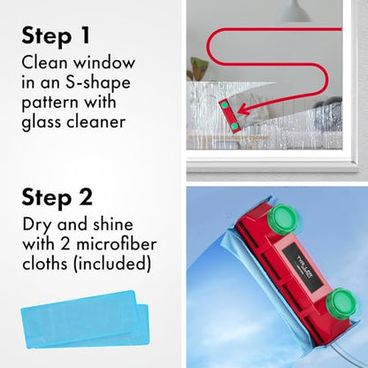 Tyroler The Glider D-4 Magnetic Window Cleaner Tool Fits Windows 0.08"-1.6"