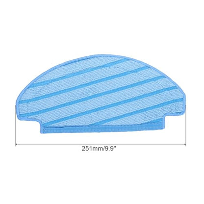 MECCANIXITY 6Pcs Washable Cloth Mop Pads Cotton Robot Vacuum Cleaner Accessories for Ecovacs for Deebot 920 950 T5 T5 Max, T5 Power/ N8/ N8 Pro/ N8 Pro+/N10 Plus Replacement Pads
